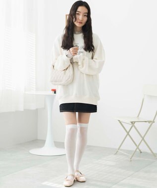 WEGO ベルト付きスクエアバレエシューズ ピンク