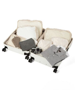 ACE BAGS & LUGGAGE ACE ベベル スーツケース 63L 5~7泊 ドリンクホルダー付き 05682 エース ホワイト