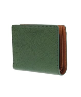 genten ミネルヴァ2 二つ折り財布内Lファスナー グリーン