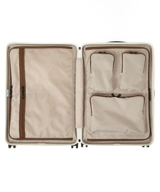 ACE BAGS & LUGGAGE ACE ベベル スーツケース 63L 5~7泊 ドリンクホルダー付き 05682 エース ホワイト