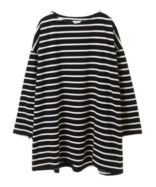 AMERICAN HOLIC ボーダーカットＢＩＧプルオーバー Black