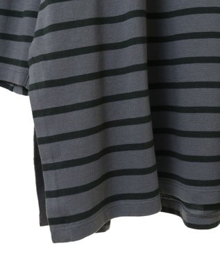 AMERICAN HOLIC ボーダーカットＢＩＧプルオーバー Gray