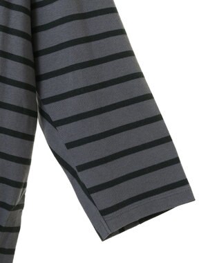 AMERICAN HOLIC ボーダーカットＢＩＧプルオーバー Gray