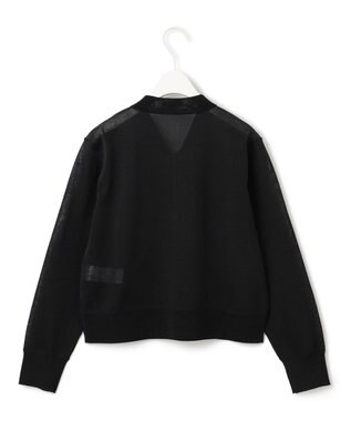 ICB 【洗える】ドライシアージップアップブルゾン ブラック系