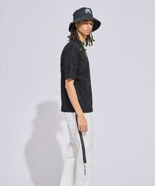 PW CIRCULUS 【MEN】ＤＯＶＥモチーフ ニットモックネック ゴルフ ブラック系