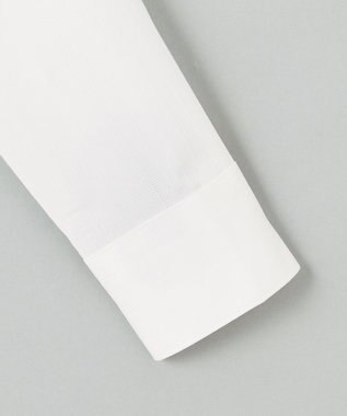 GOTAIRIKU 春夏向け【形態安定】SUMMERPREMIUMPLEATS_スナップダウンカラー _織柄_ 長袖ドレスシャツ(25年春夏モデル) ホワイト系1(ドビーストライプ)