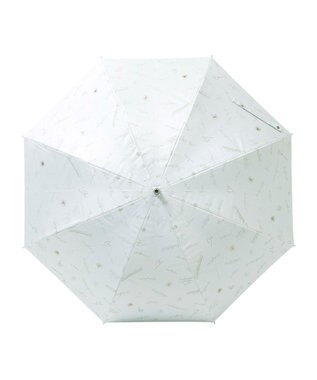 MOONBAT 【一級遮光/晴雨兼用】LANVIN en Bleu (ランバン オン ブルー) 長傘 日傘 ラインドローイング 遮光 遮熱 UV オフホワイト