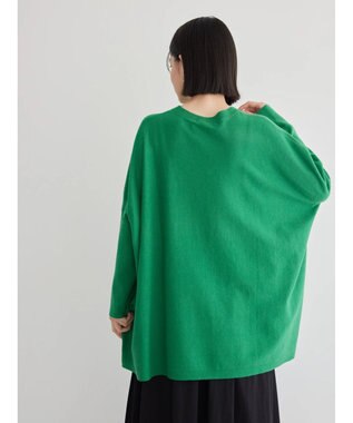 AMERICAN HOLIC バイパチポンチョライクＢＩＧニットチュニック Green