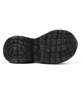 WEGO 【SMLXLサイズ展開】クリアライトソールレースアップサンダル ブラック