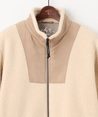 JOSEPH ABBOUD MOUNTAIN 【Eco素材】ポーラテック ボアフリース ブルゾン アイボリー系