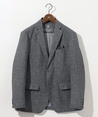 JOSEPH ABBOUD 【洗える/UV/エコ撥水・クールビズ/】ライトウェーブライト ジャケット グレー系2