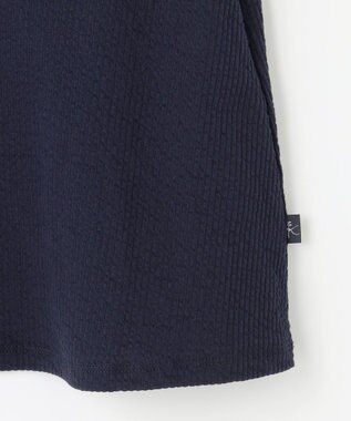 組曲 KIDS 【150-160㎝】サッカーストライプ ブラウス ネイビー