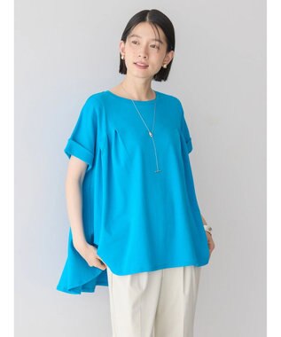 AMERICAN HOLIC フレアヘムフレンチスリーブカットプルオーバー Blue