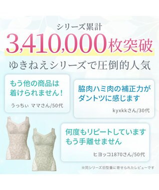 BRADELIS New York 【Yukine inc. 】ゆきねえモアソフト快適フルカップブラキャミ25 接触冷感 速乾 快適補整 ノンワイヤー ブラトップ カップ付きインナー リリークリームベージュ