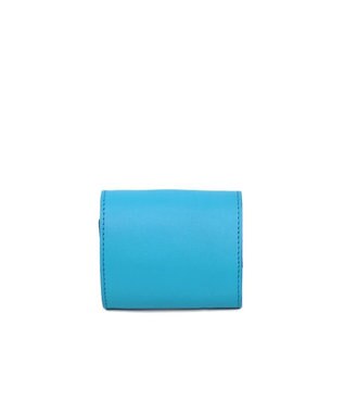 UNBILLION perche 姫路レザーかぶせミニウォレット ブルー