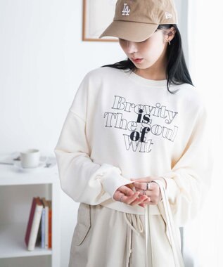 WEGO クロップドスウェット オフホワイト