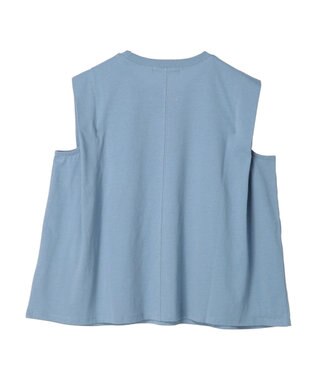 Green Parks ・ＳＵＧＡＲ　ＳＰＯＯＮ　ショルダータックフレンチＴシャツ Blue