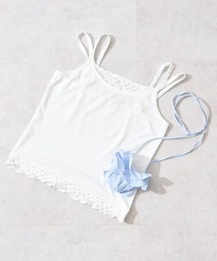 earth music&ecology レイヤードキャミソール Ivory