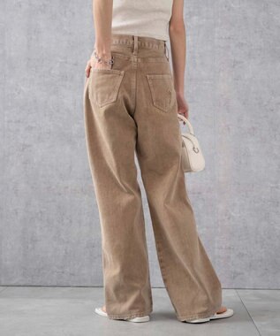 WEGO ヴィンテージウォッシュダメージデニムパンツ ベージュ