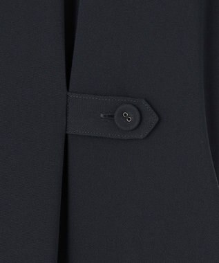 J.PRESS LADIES 【セットアップ対応・洗える】セラテリーダブルクロス ワンピース ネイビー系