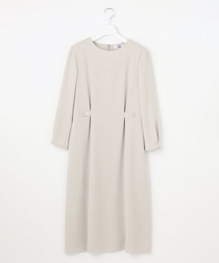 J.PRESS LADIES 【セットアップ対応・洗える】セラテリーダブルクロス ワンピース グレージュ系