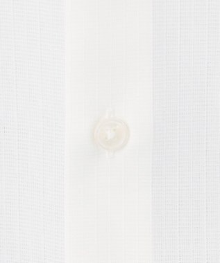 GOTAIRIKU 春夏向け【形態安定】SUMMERPREMIUMPLEATS_スナップダウンカラー _織柄_ 長袖ドレスシャツ(25年春夏モデル) ホワイト系1(ドビーストライプ)