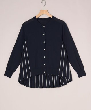 ONWARD Reuse Park 【組曲】ニット春夏 ネイビー