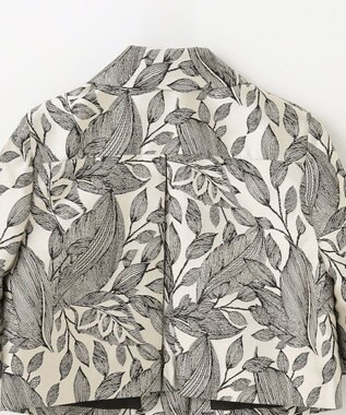 GRACE CONTINENTAL ボタニカルジャガードシャツ キナリ