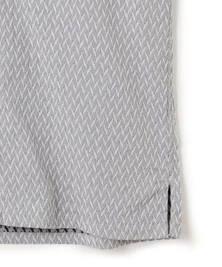 JOSEPH HOMME アロージャガードストレッチ　半袖シャツ ライトグレー系