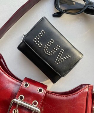 WEGO スタッズデザインウォレット ブラックその他