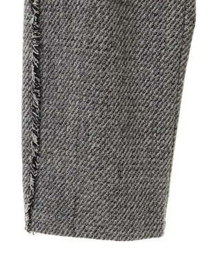 CRAFT STANDARD BOUTIQUE ツイードストレートパンツ Gray