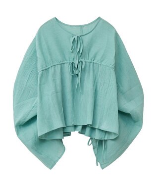 earth music&ecology ワッシャードロスト羽織りシャツ Mint