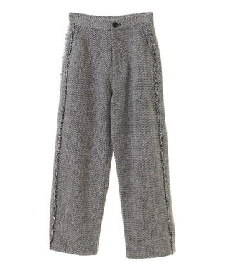 CRAFT STANDARD BOUTIQUE ツイードストレートパンツ Gray