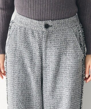 CRAFT STANDARD BOUTIQUE ツイードストレートパンツ Gray