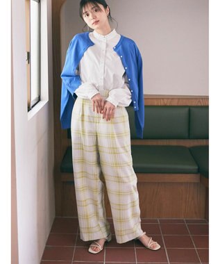 earth music&ecology タックワイドパンツ