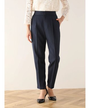 Green Parks ｅｆ－ｄｅ　タックテーパードパンツ Dark Navy