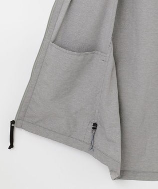 JOSEPH ABBOUD MOUNTAIN 【UNISEX】3Dエンボス パーカー ライトグレー系