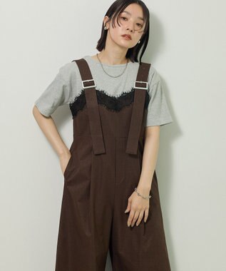 Green Parks ・ＳＵＧＡＲ　ＳＰＯＯＮ　レーストリムオールインワン Brown