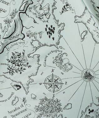 AURORA Beaurance （ビューランス）プリント晴雨兼用傘（2段折り畳み・トップフラット） ミントグリーン