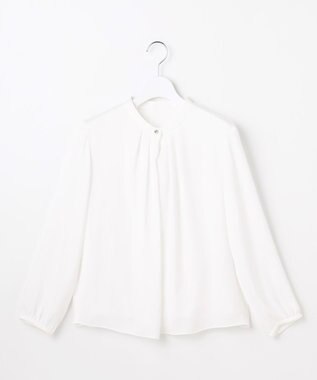 J.PRESS LADIES S バックサテンジョーゼット カットソー ホワイト系