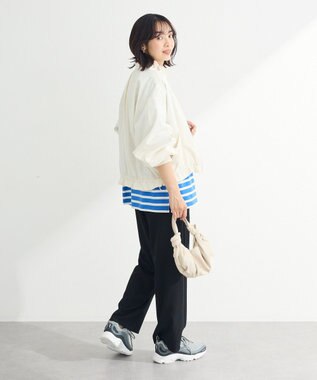 Green Parks 撥水加工　スタンドドロストブルゾン Ivory