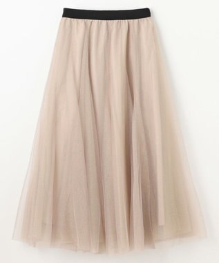 洗濯機可/ウエストゴム】ラメチュールキラキラスカート / ANY