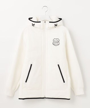 23区GOLF 【MEN】【撥水加工】ニットコンビブルゾン ホワイト系