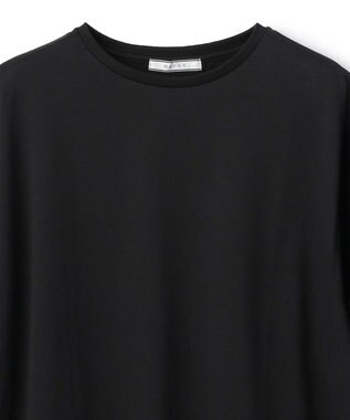 BEIGE， DIOP / スビンコットン ドレープTシャツ Black