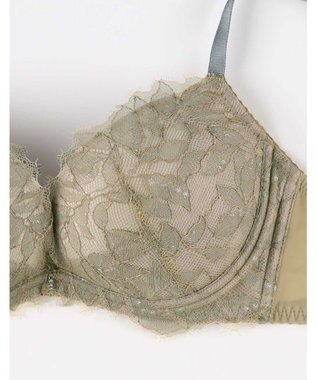 AMPHI ノンワイヤーブラ 谷間をメイク 脇高細見え A～Gカップまで対応 大きいサイズ 【BRAGENIC ブラジェニック 脇高細見えタイプ】 ブラジャー ブラ BMI355 アンフィ／ワコール シェルベージュ