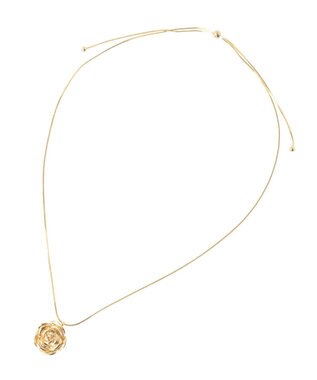 Green Parks ・ＨＡＬＦ　ＴＩＭＥ　ローズネックレス Gold