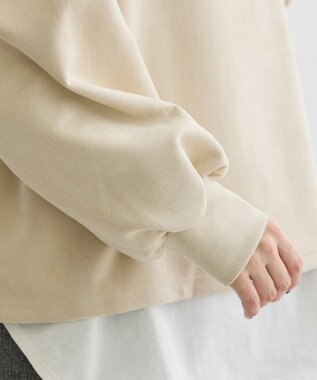 Green Parks ・ＳＵＧＡＲ　ＳＰＯＯＮ　スエードポンチハーフＺＩＰ Ivory