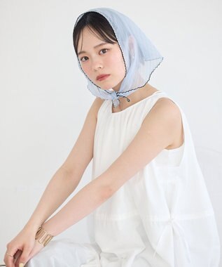 earth music&ecology ギャザーノースリーブワンピース Off White