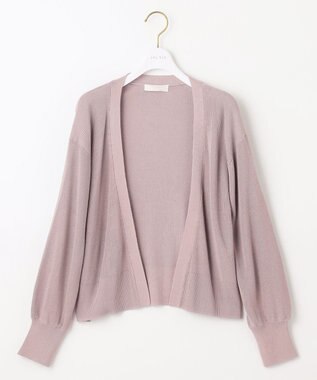 ANY SIS 【洗える】ショートレングストッパー カーディガン ピンク