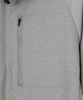 JOSEPH ABBOUD MOUNTAIN 【UNISEX】3Dエンボス パーカー ライトグレー系